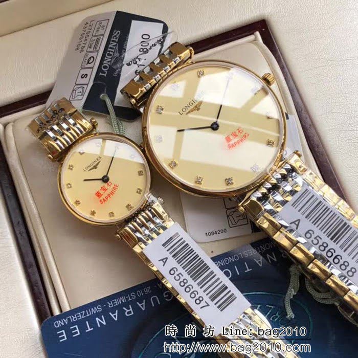 LONGINES浪琴 經典嘉嵐系列 情侶對表 WSS1226
